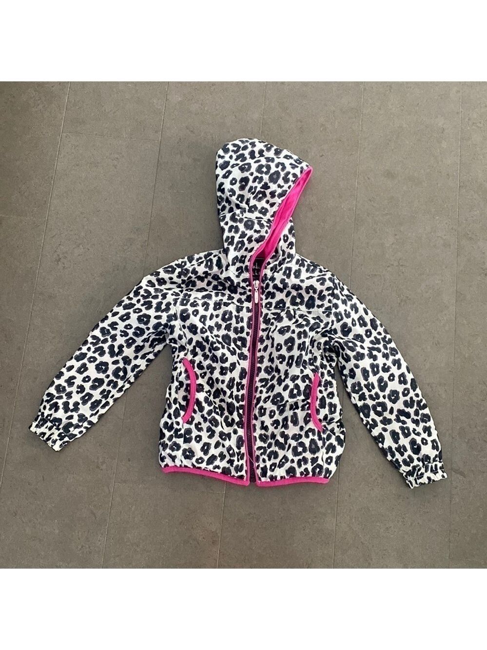 Nicole Miller girls jacket size 4 leopard/cheetah print